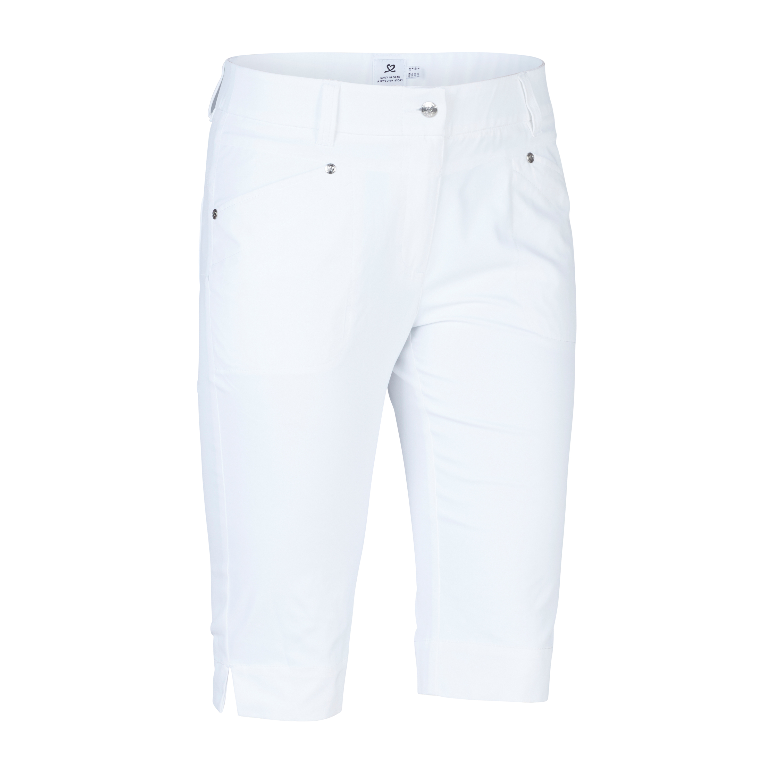 Ladies Daily Sports Lyric 62cm City Shorts White Duncan Lambert Golf Shop