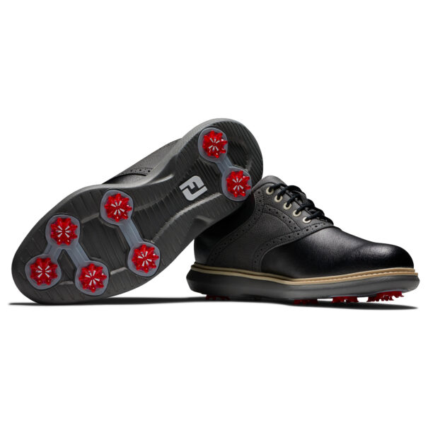 Men's FootJoy Traditions Golf Shoes - 57904 - Black - Image 6