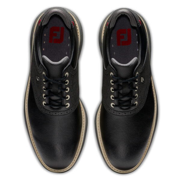 Men's FootJoy Traditions Golf Shoes - 57904 - Black - Image 7