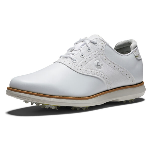 Ladies FootJoy Traditions Golf Shoes - 97906 White