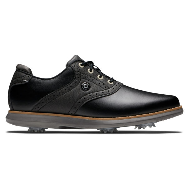 Ladies FootJoy Traditions Golf Shoes - 97908 Black - Image 2