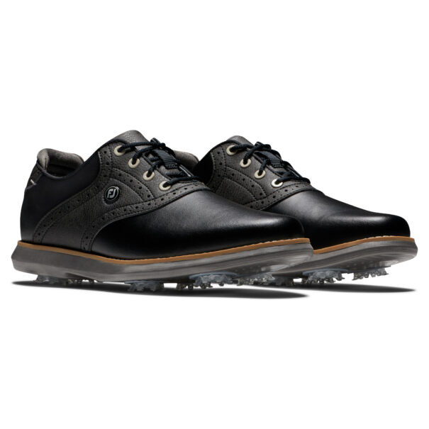 Ladies FootJoy Traditions Golf Shoes - 97908 Black - Image 5
