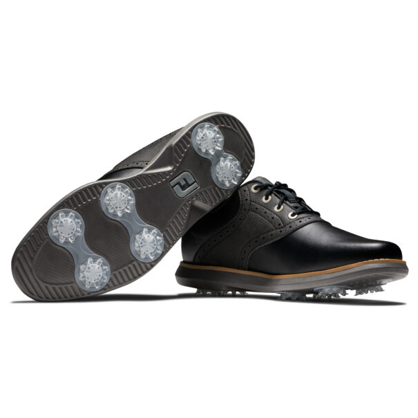 Ladies FootJoy Traditions Golf Shoes - 97908 Black - Image 6