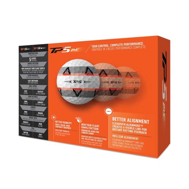 TaylorMade TP5 Pix Golf Balls - Image 2