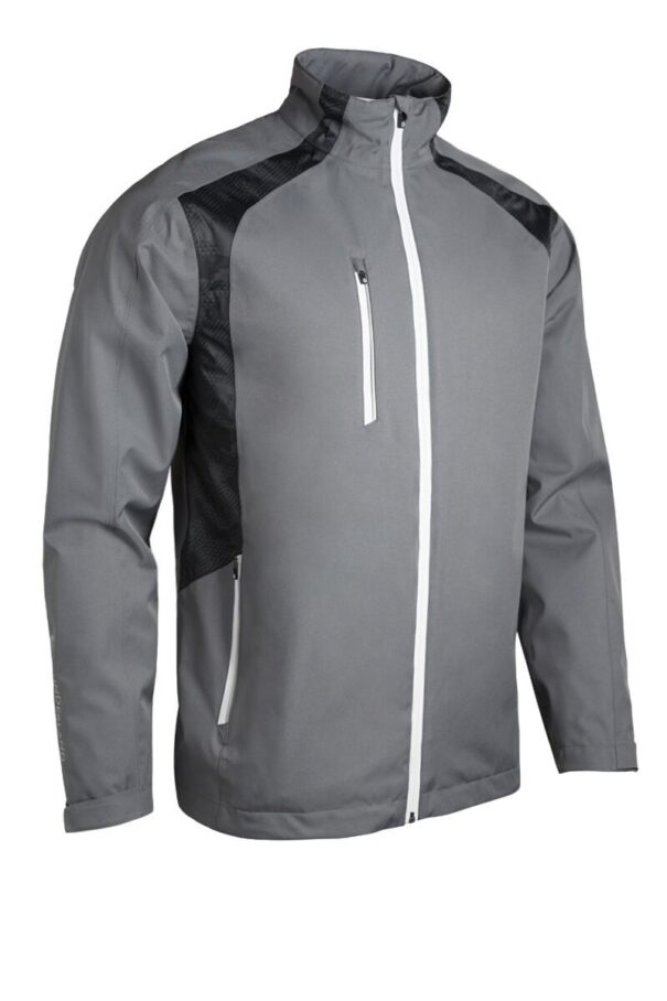 Men’s Sunderland Valberg Waterproof Jacket - Gunmetal/Camo/White