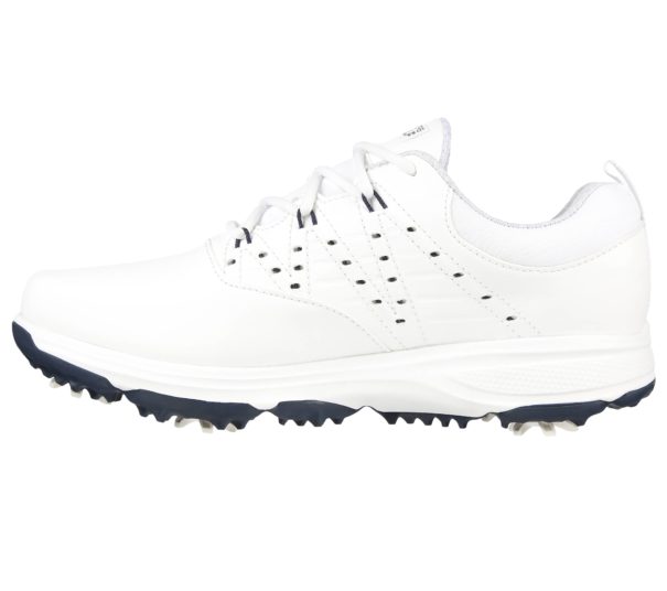 Ladies Skechers Go Golf Pro 2 Golf Shoes - 17001 White Navy - Image 3