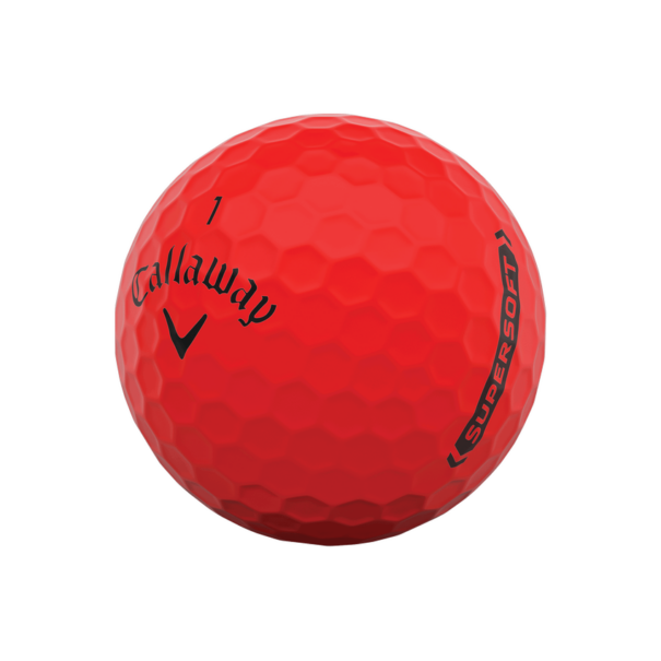Callaway Supersoft Matte Red Golf Balls Duncan Lambert Golf Shop
