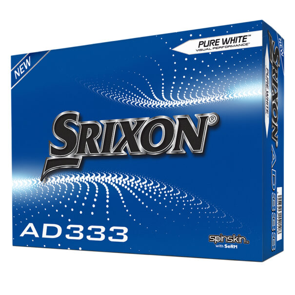 Srixon AD333 Golf Balls - Pure White
