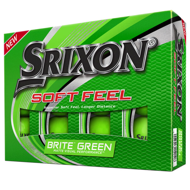 Srixon Soft Feel Brite Golf Balls - Green