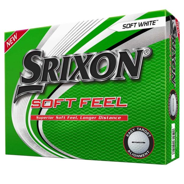 Srixon Soft Feel Golf Balls - Soft White