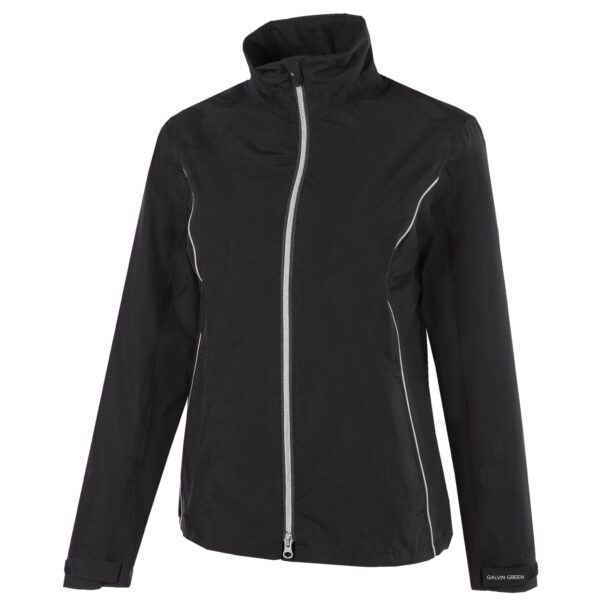 Ladies Galvin Green Anya Waterproof Jacket - G2102-77 Black Reflex - Image 5
