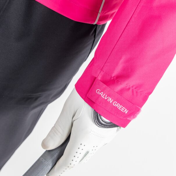 Ladies Galvin Green Anya Waterproof Jacket - G2102-99 Deep Pink Reflex - Image 7