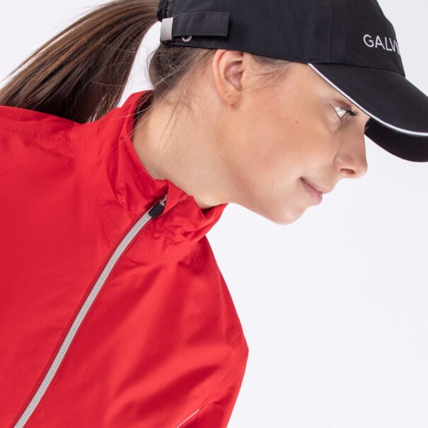 Ladies Galvin Green Anya Waterproof Jacket - G2102-99 Red Reflex - Image 6