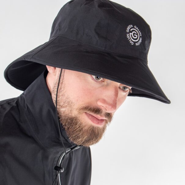 Galvin Green Art Waterproof Hat - G1386-77 Black - Image 4