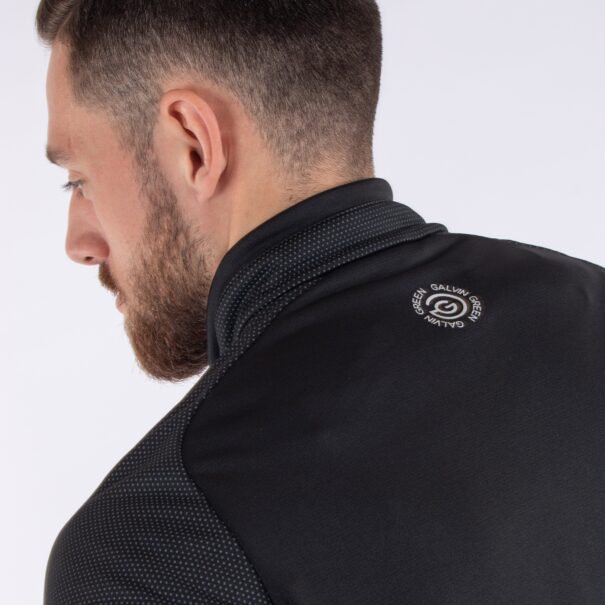 Men’s Galvin Green Daxton INSULA™ Sweater - G1242-71 Black Granite Grey White - Image 7