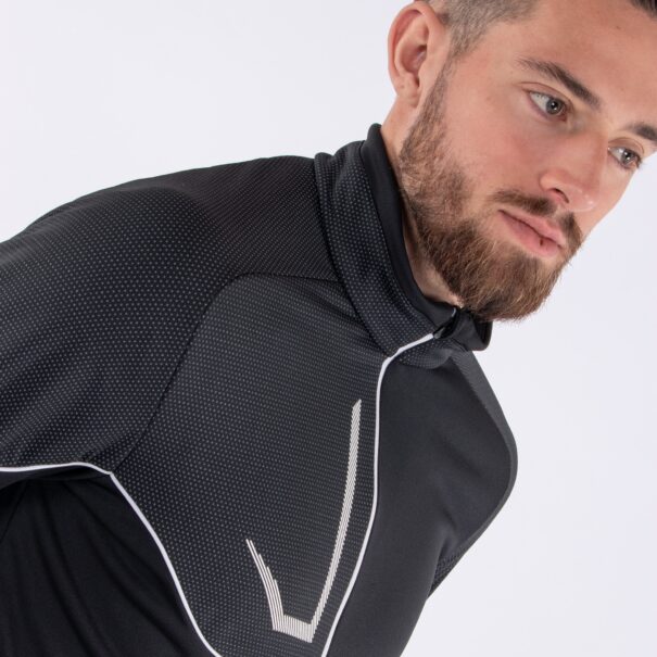 Men’s Galvin Green Daxton INSULA™ Sweater - G1242-71 Black Granite Grey White - Image 4