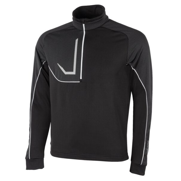 Men’s Galvin Green Daxton INSULA™ Sweater - G1242-71 Black Granite Grey White