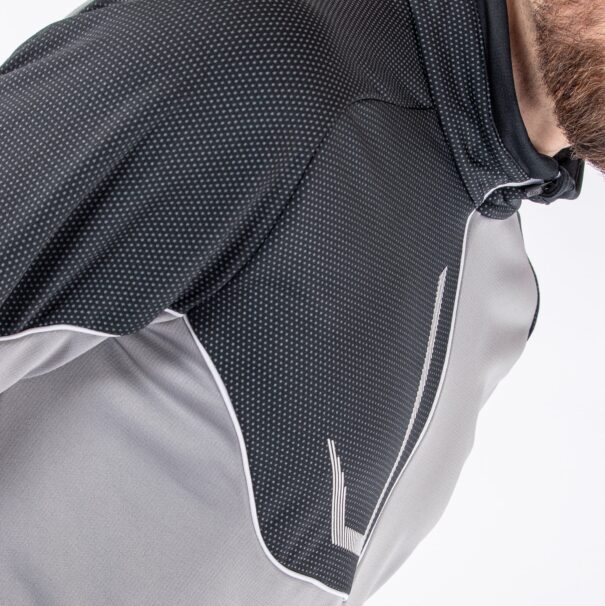 Men’s Galvin Green Daxton INSULA™ Sweater - G1242-70 Sharkskin Black White - Image 4
