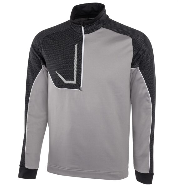 Men’s Galvin Green Daxton INSULA™ Sweater - G1242-70 Sharkskin Black White