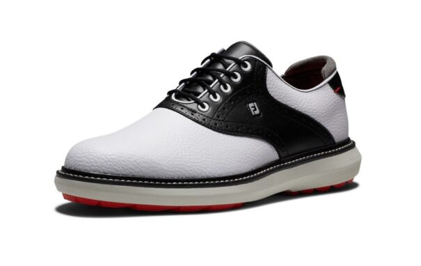 Men's FootJoy Traditions Spikeless - 57924 White Black Grey