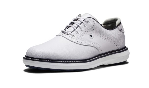 Men's FootJoy Traditions Spikeless - 57927 White Navy