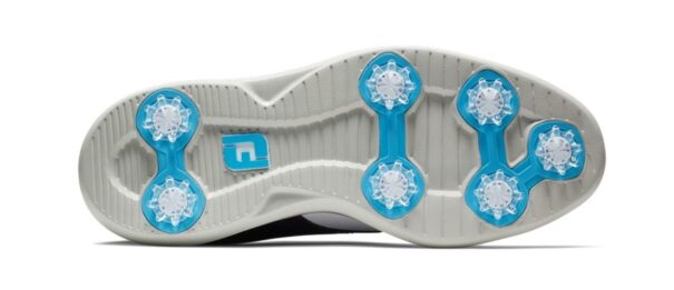 Men's FootJoy Traditions - 57899 White Navy - Image 7