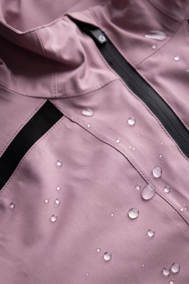 Ladies Sunderland Killy Waterproof Jacket - Pink Haze Black - Image 7