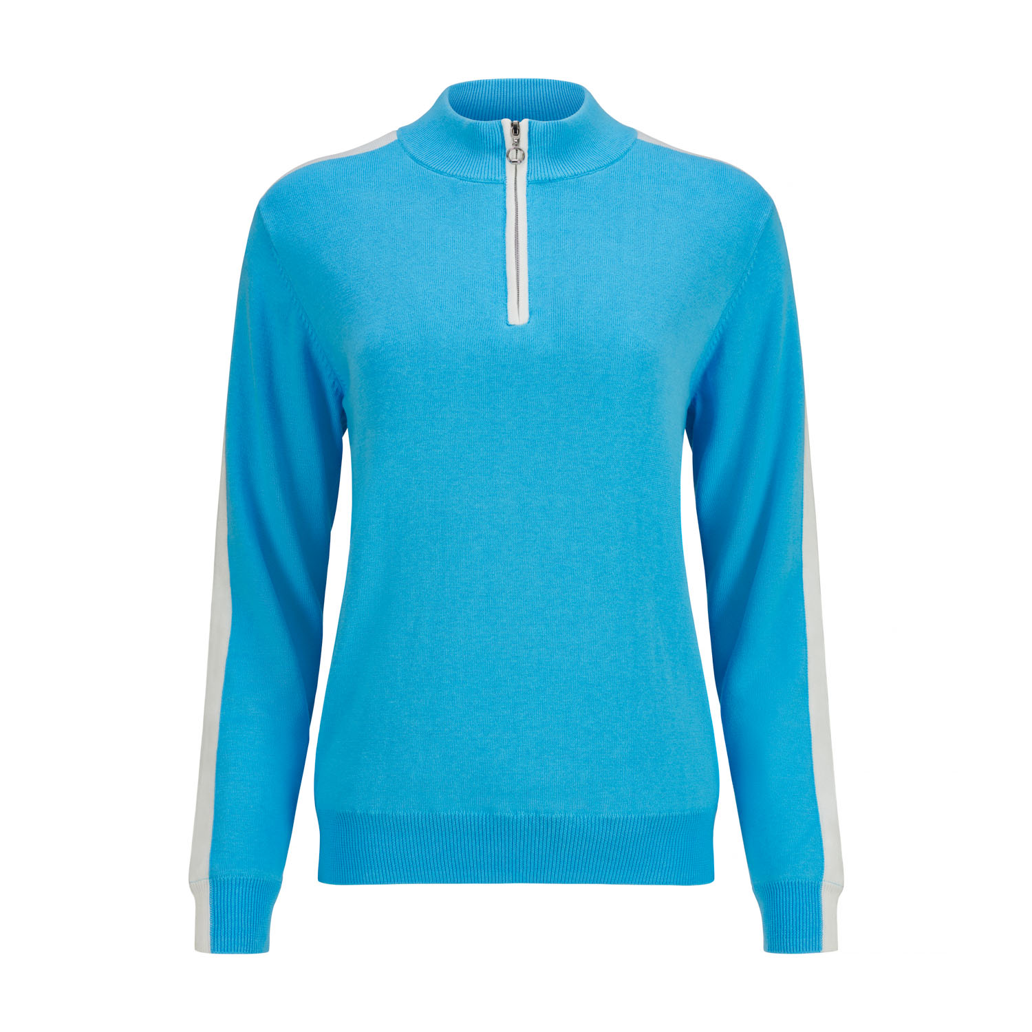 Ladies JRB Lined Sweater Blue Grotto Duncan Lambert Golf Shop