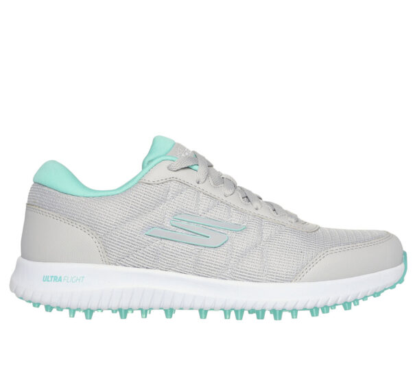 Ladies Skechers Go Golf Max Fairway 4 Golf Shoes - 123054 Grey Turquoise