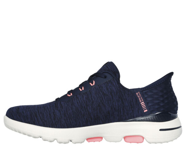 Ladies Skechers Go Golf Walk 5 Golf Shoes - 123085 Navy Pink - Image 2