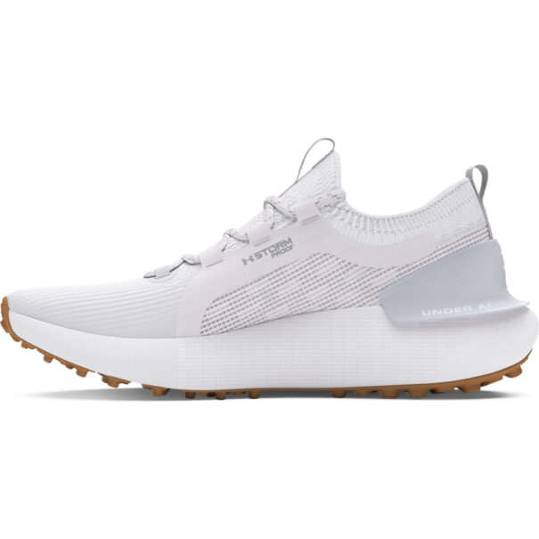 Men's UA Phantom Golf Shoes - 3027485-100 White/White/Black - Image 3