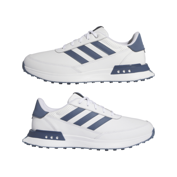 Men's Adidas S2G 24 Spikeless Golf Shoes - IF6606 FTWRWhite/Preloved Ink/Silver Metallic - Image 11