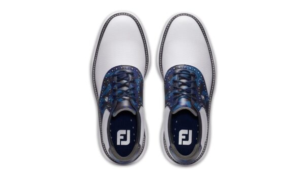 Men's FootJoy Traditions - 57945 White Navy Camo - Image 7