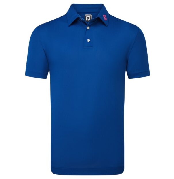 Men's FootJoy Stretch Pique Solid - 81623 Deep Blue - Image 2