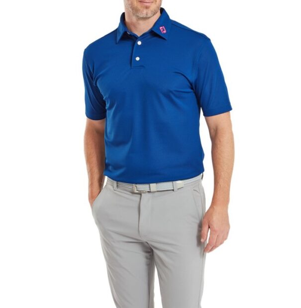 Men's FootJoy Stretch Pique Solid - 81623 Deep Blue