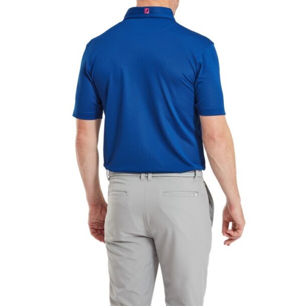 Men's FootJoy Stretch Pique Solid - 81623 Deep Blue - Image 4