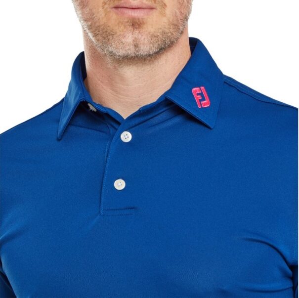 Men's FootJoy Stretch Pique Solid - 81623 Deep Blue - Image 6