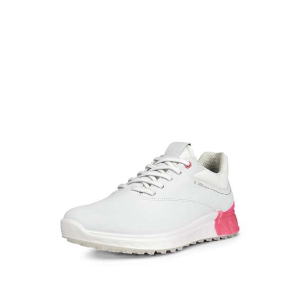Ladies Ecco W Golf S-Three - 102963-60909 White BubbleGum
