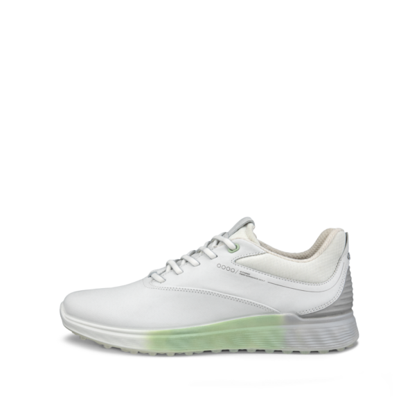 Ladies Ecco W Golf S-Three - 102963-60910 White Matcha - Image 3