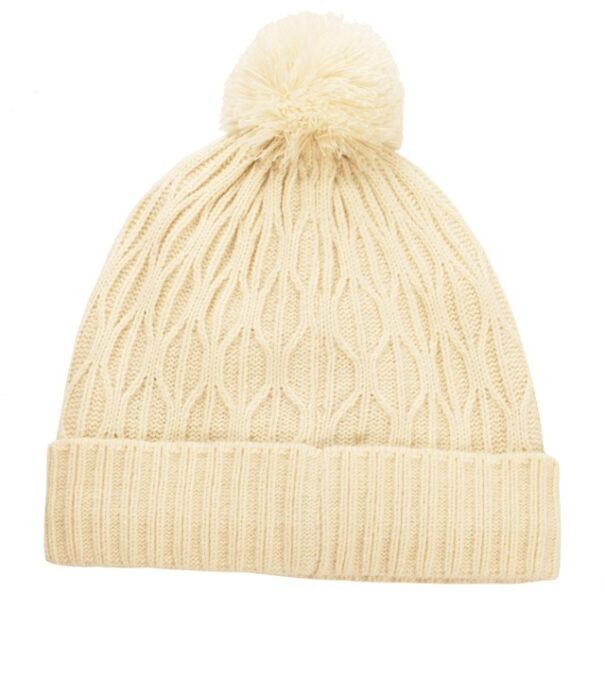 Green Lamb Marybeth Fleece Lined Trellis Hat - AG24059 Sand - Image 5