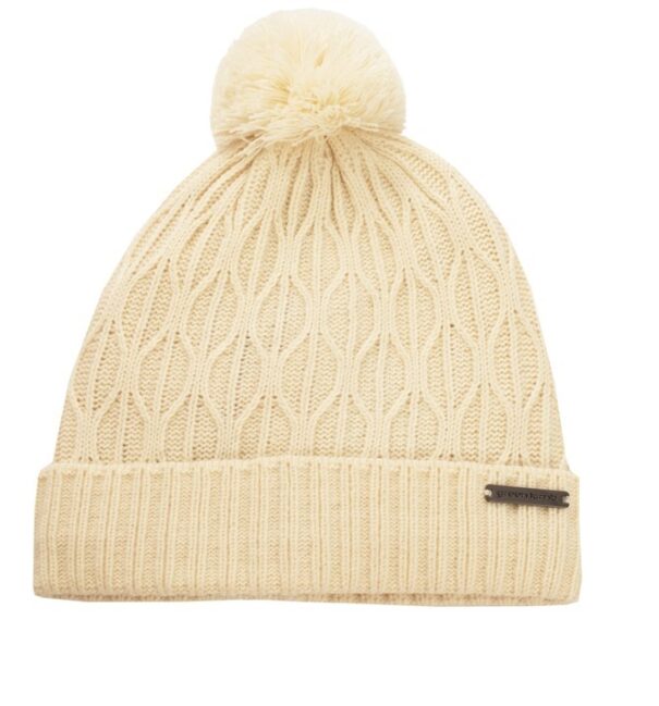 Green Lamb Marybeth Fleece Lined Trellis Hat - AG24059 Sand - Image 6