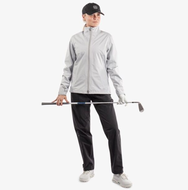 Ladies Galvin Green Alice Waterproof Jacket - Cool Grey - Image 4