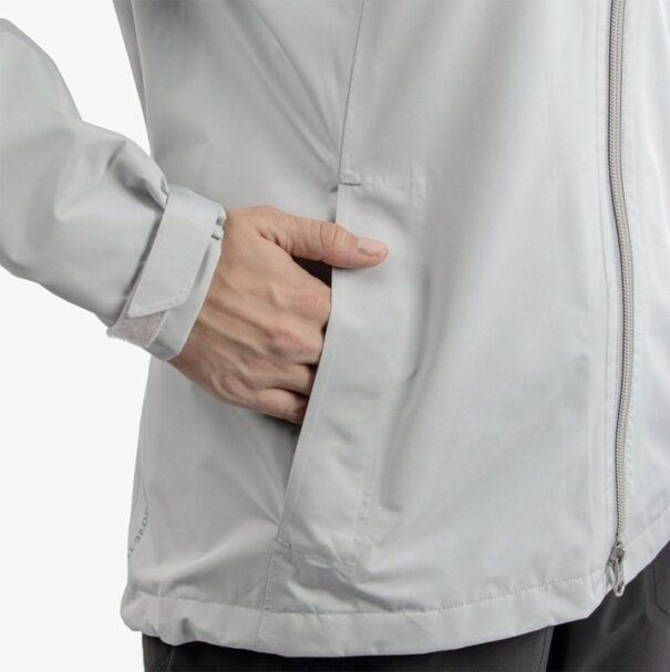 Ladies Galvin Green Alice Waterproof Jacket - Cool Grey - Image 6