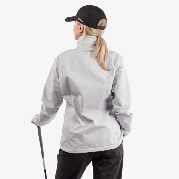 Ladies Galvin Green Alice Waterproof Jacket - Cool Grey - Image 8