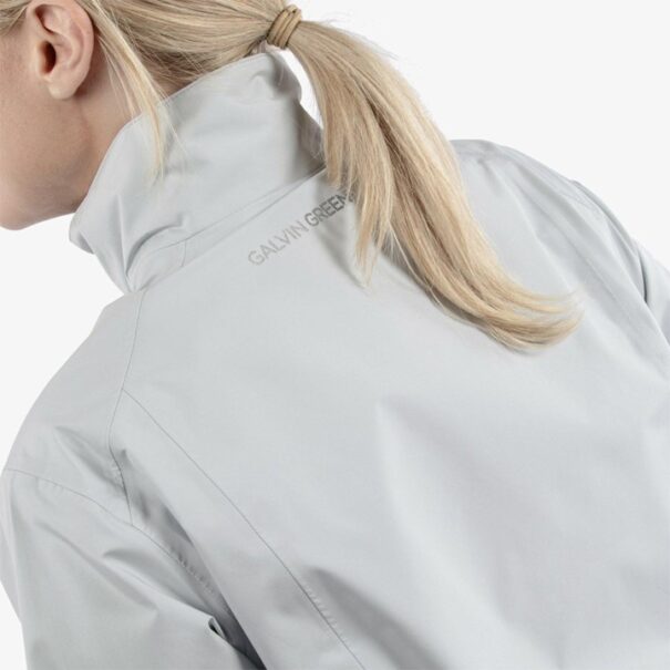 Ladies Galvin Green Alice Waterproof Jacket - Cool Grey - Image 9