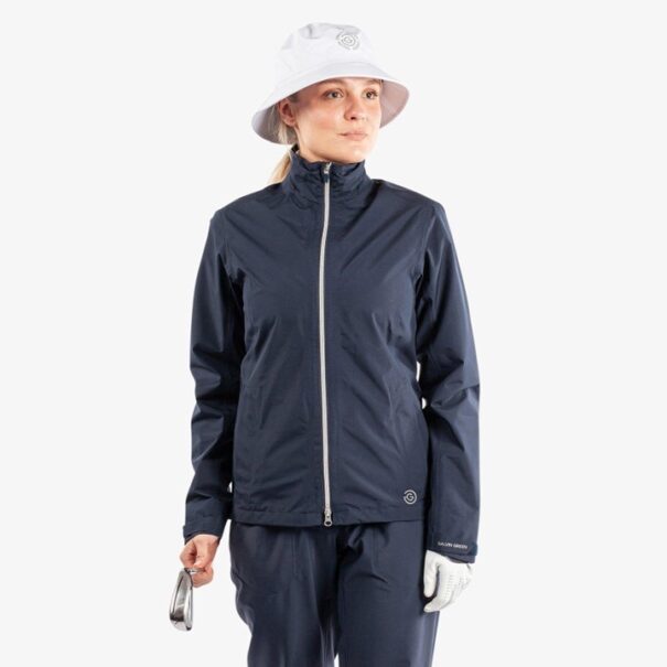 Ladies Galvin Green Alice Waterproof Jacket - Navy