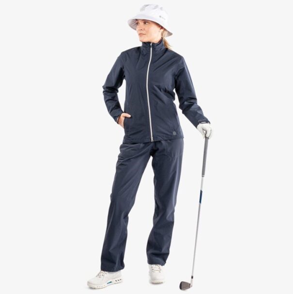 Ladies Galvin Green Alice Waterproof Jacket - Navy - Image 4