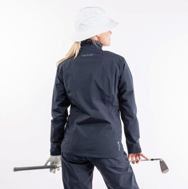 Ladies Galvin Green Alice Waterproof Jacket - Navy - Image 8