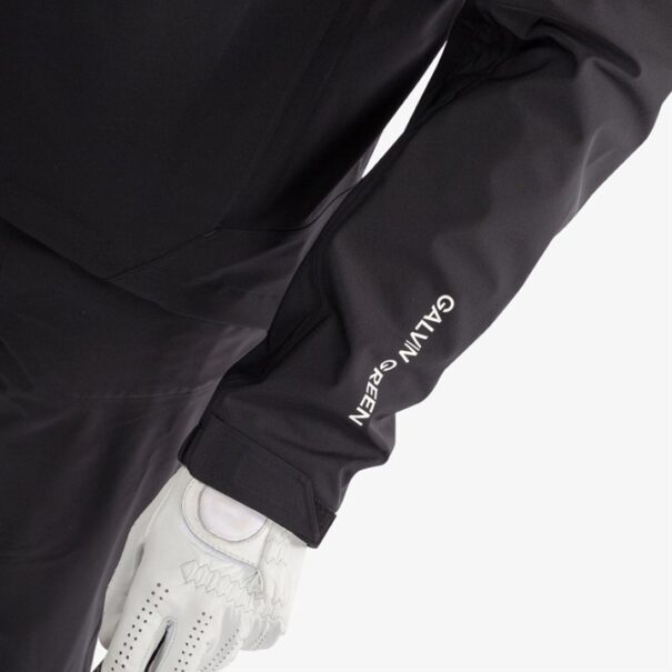 Men’s Galvin Green Ames Waterproof Jacket - Black White - Image 7