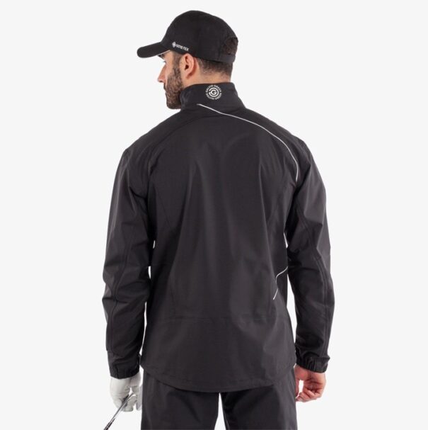 Men’s Galvin Green Ames Waterproof Jacket - Black White - Image 8